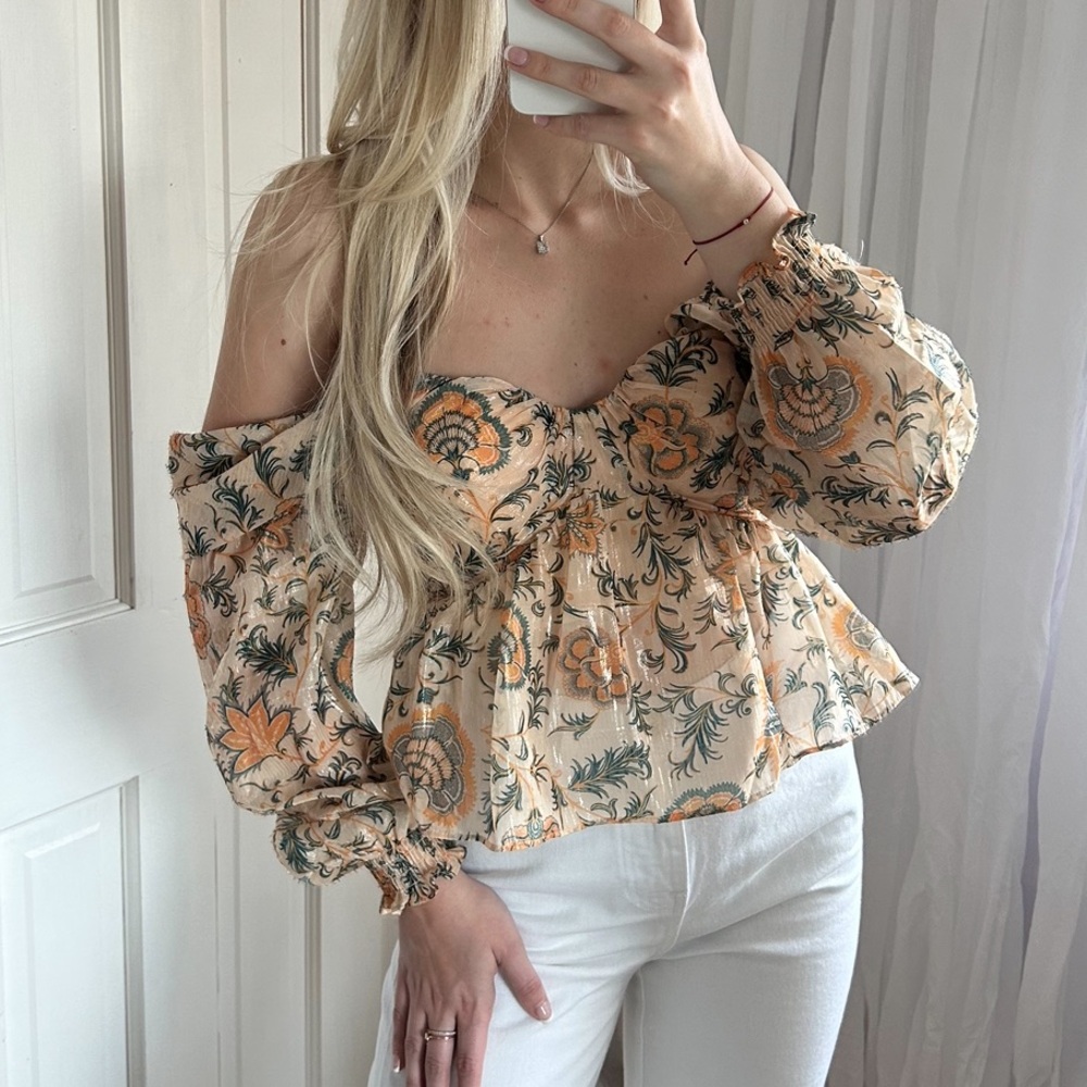 House of Harlow 1960 x Sofia Richie Burna Blouse